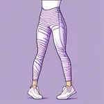 purple leggings image